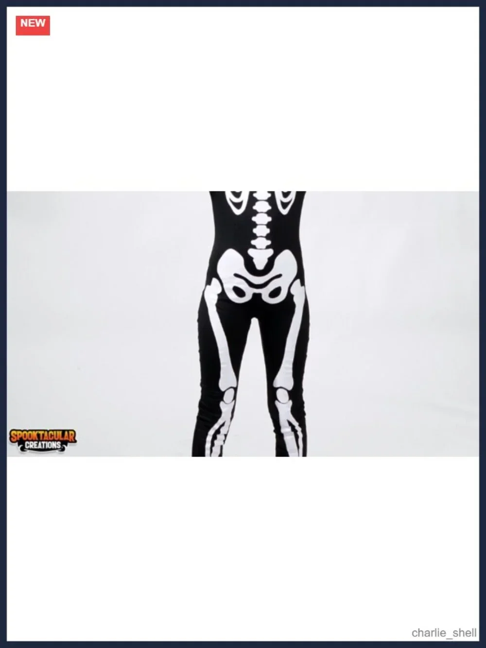 Glow in the Dark Skeleton Jumpsuit Costume with Gloves